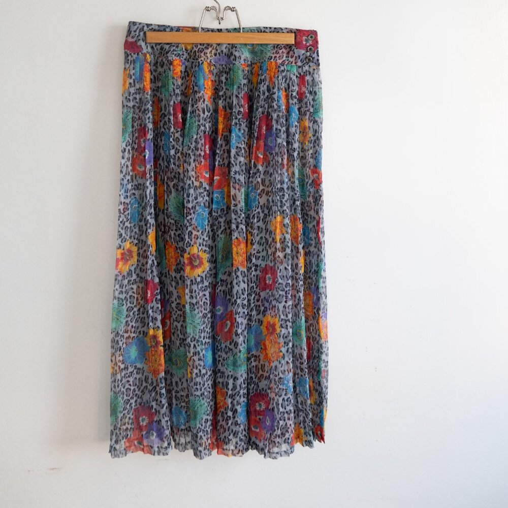 Vintage KENZO Paris High Waisted 100% silk - Picture 3 of 3